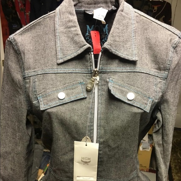 MCM Denim Jacket Size Small - Picture 2 of 4